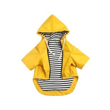 Dog Raincoat rain Jacket Raincoat Dogs Waterproof Small Medium Breeds Zip Clo...