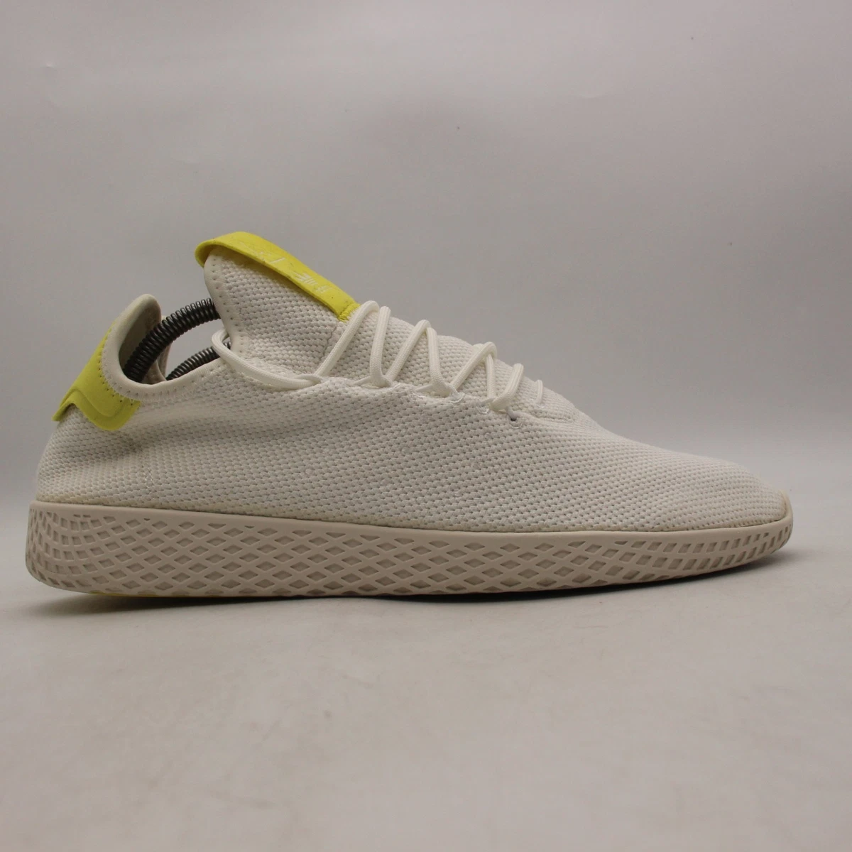 Adidas Pharrell, Williams, PW tennis HU size men’s, 11 1/2 white and yellow adidas Pharrell x Tennis Hu Yellow | eBay main image 4