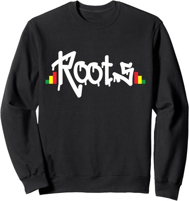 Reggae Roots Rasta Rastafari Grafitti Hip Hop Dub Unisex Crewneck Sweatshirt