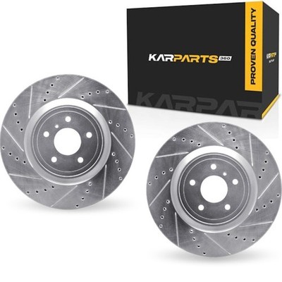 For Infiniti G37 2008-2013 Brake Rotors | Vented Rotor | Silver
