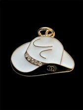 Chanel Zipper Pull Button Charm Cowboy Hat