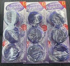 Toilet Cistern Blocks 18 Purple Bathroom Power Cleaner Tablets Block Loo Bloo