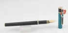 Pilot Juliet Black & Green Fountain Pen - Medium Nib -1980's -Mint New-Old-Stock
