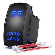 LED POD Lights Rocker Switch Light Bar Switch 5Pin Laser On/Off switches 20A/12V