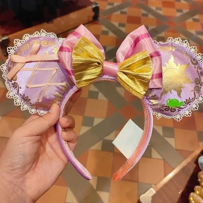 Disney Parks Princess Tangled Rapunzel Pascal Minnie Mouse Ears Headband Gifts
