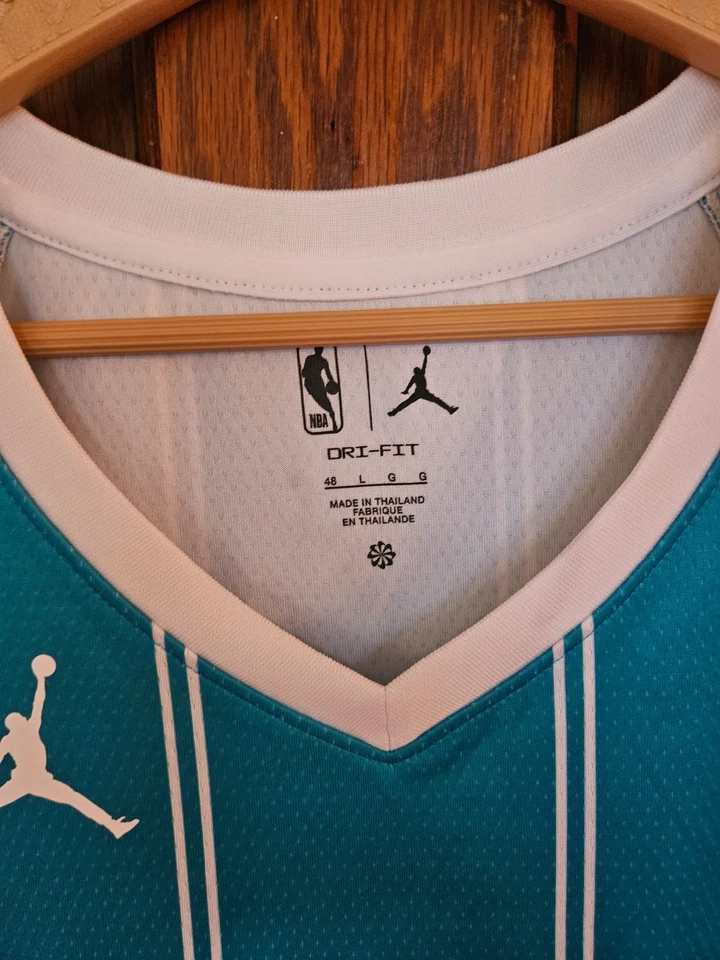 Nike Jordan LAMELO BALL Charlotte HORNETS EDICIÓN ICONO NBA SWINGMAN CAMISETA Talla L Foto 2 de 4