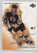 2001-02 Upper Deck Challenge for the Cup Joe Thornton #5 HOF 3y5