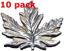 Metal Stampings Silver Maple Leaf Leaves Plants STEEL .020" Thickness L41 Arts