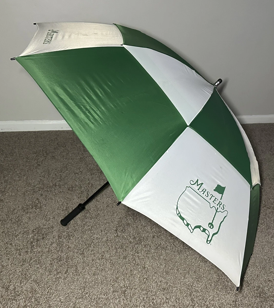 Masters Golf Umbrella Augusta National Golf Club Double Canopy Green White  52”in