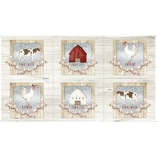 Farm Life-Farm Picture Patches Fabric / Materical