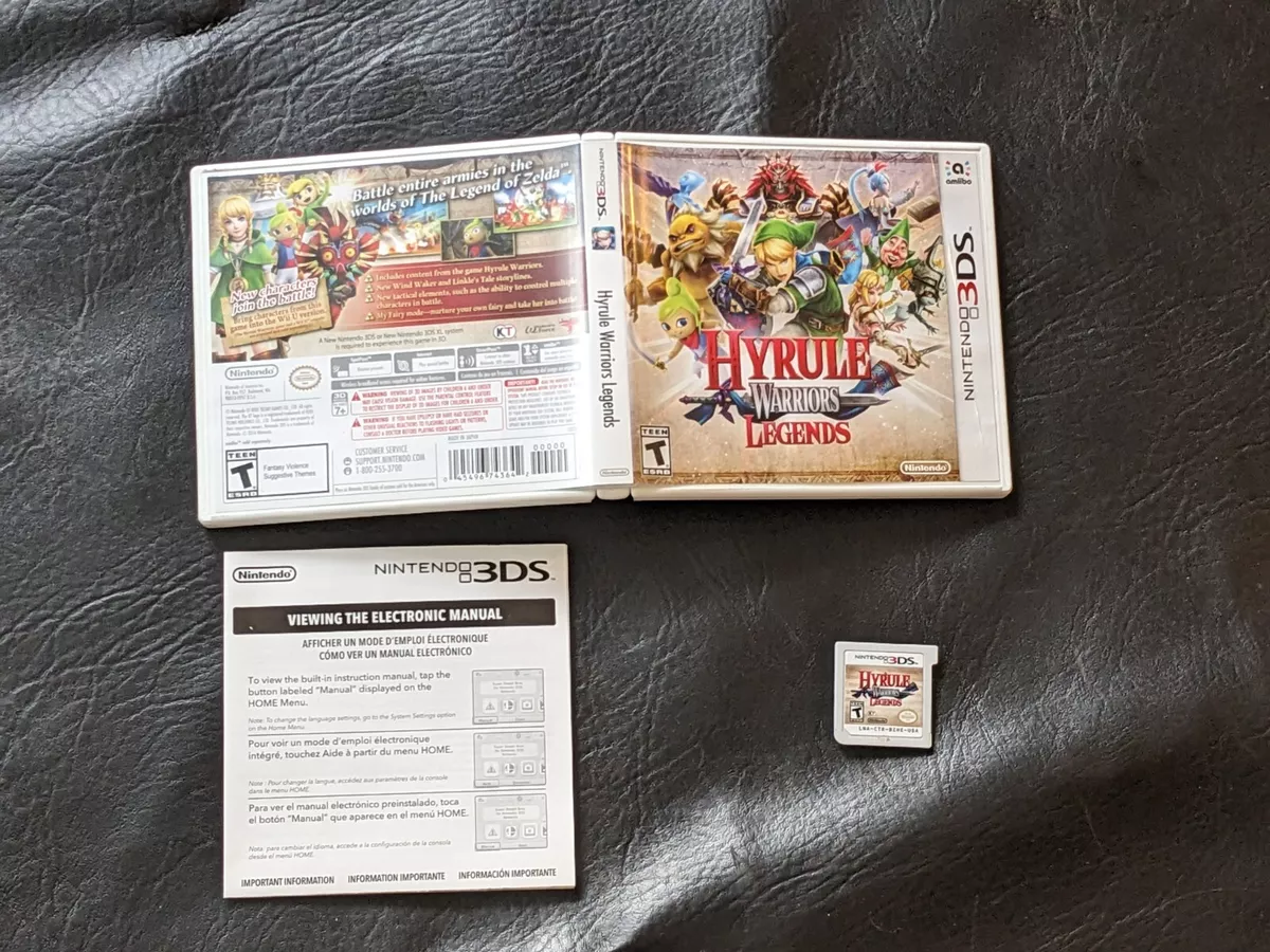 Hyrule Warriors Legends (Nintendo 3DS, 2016) Complete CIB The Legend of  Zelda 45496743642