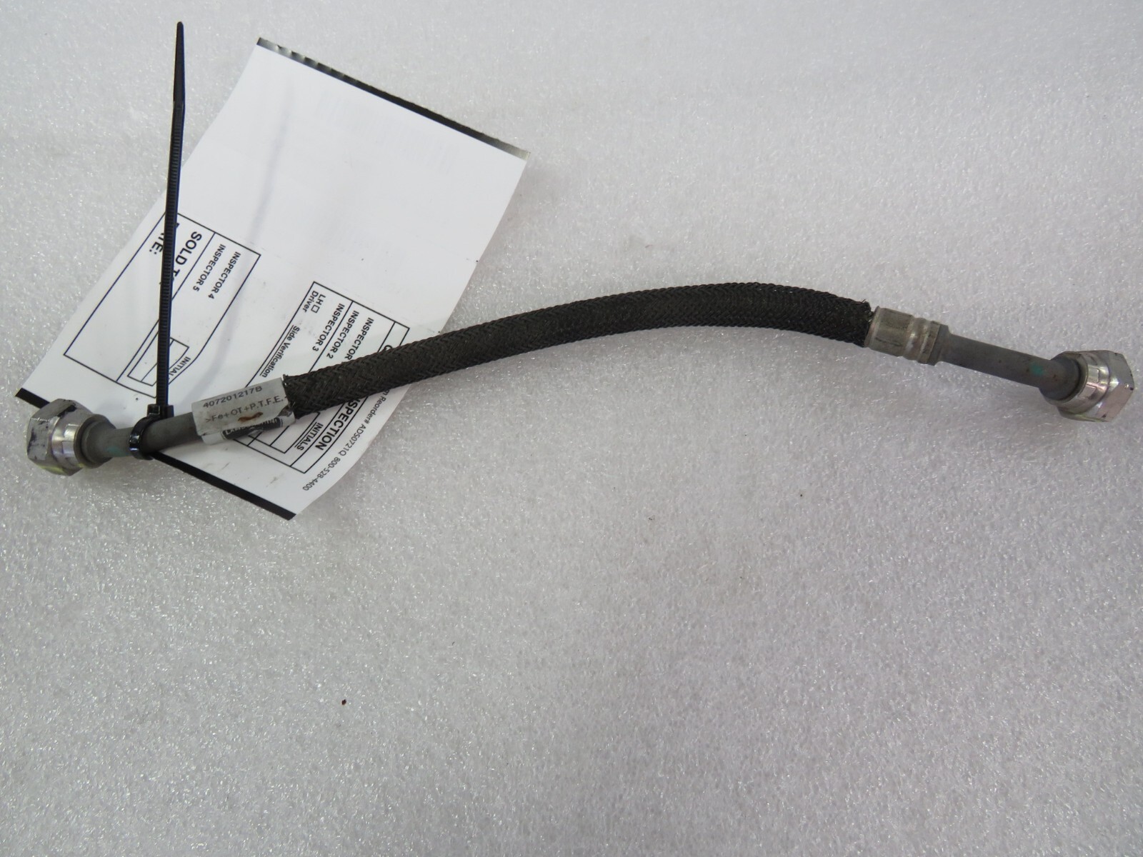 Lamborghini Gallardo, Spyder, LH, Fuel Line, Filter to Rail, Used, 407201217B