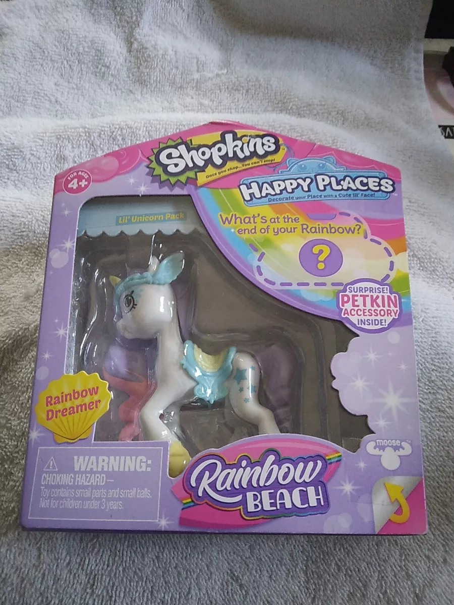 Shopkins happy places rainbow beach best sale unicorn