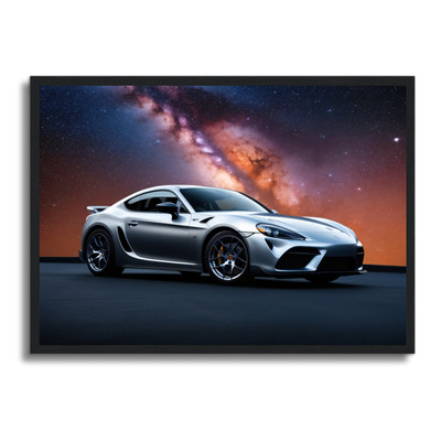 Auto Poster gerahmtes Wandbild Fahrzeug Man Cave Bild A4 - A1 Wohndeko Design