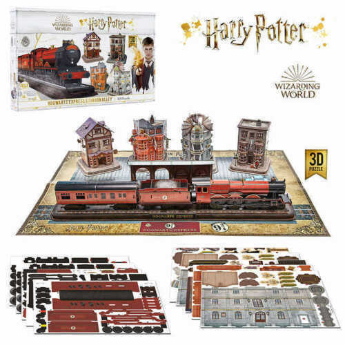 Hogwarts Express Harry Potter 3D Puzzle 453 Pieces 4D Cityscapes Brand NEW - Picture 1 of 4