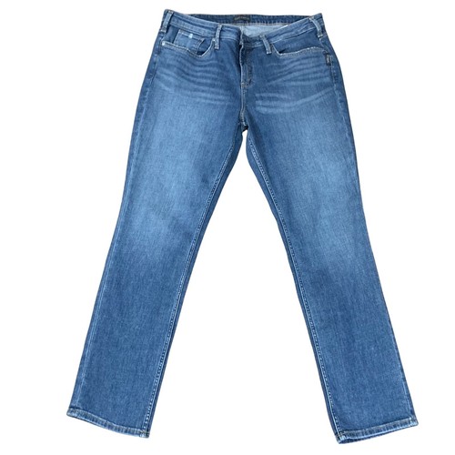 Silver Jeans Co. Beau Girlfriend Fit Indigo Medium Wash Denim Jeans 36x30 - Picture 2 of 6
