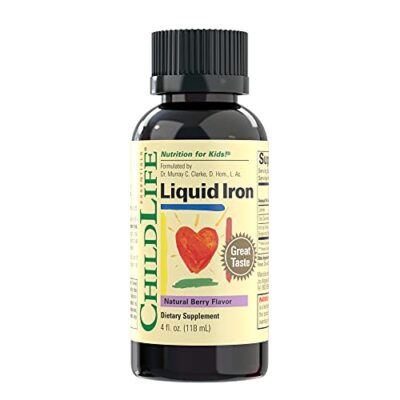 ChildLife Essentials Liquid Iron - Dietary Supplement for Infants, Baby, Kids