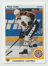 1990-91 Upper Deck French Hockey #480 Trevor Linden AS - Vancouver Canucks