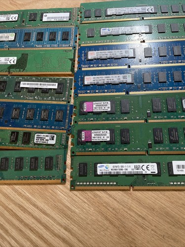 Lot of mix 14Kingston PC2-6400 4GB DIMM 800 MHz DDR2 SDRAM Memory KVR800D2K2/4GR - Picture 11 of 11