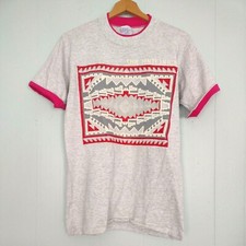 Vintage San Antonio Tshirt Texas Tee 90s puffy southwestern tribal deadstock