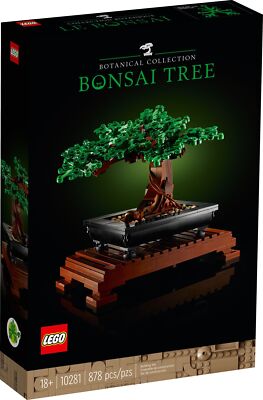 LEGO Icons Bonsai Tree with Cherry Blossom Flowers 10281 Building Toy Set Décor