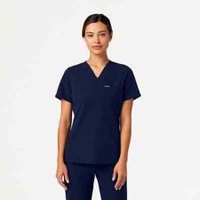 Jaanuu Rhena Slim Scrub Top Navy Multiple sizes available