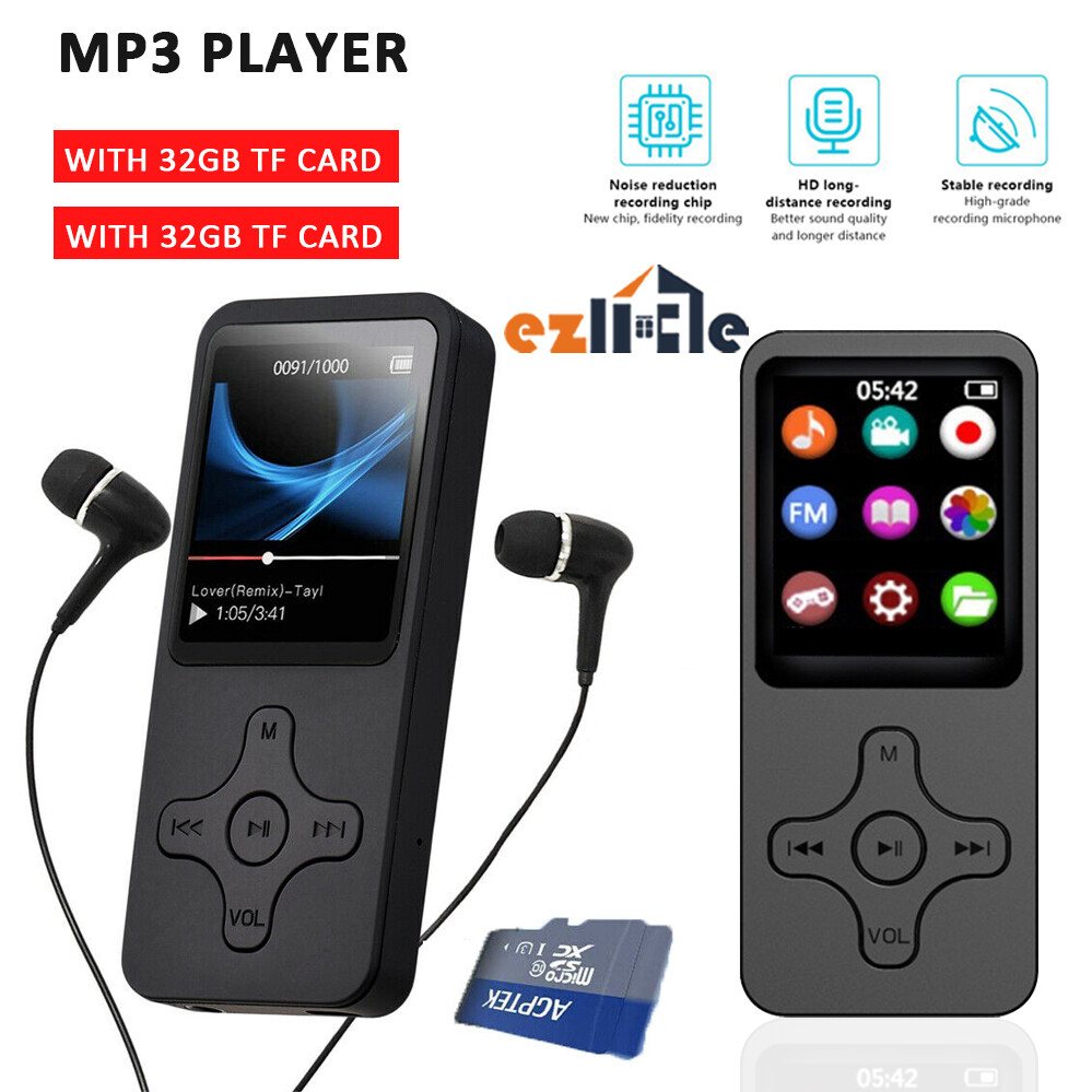 8/32 GB MP3 MP4 Music Player Screen FM Radio Voice Recorder