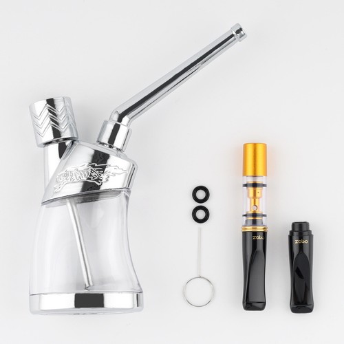 Shisha Hookah Water Tobacco Smoking Pipe Bong Double Filter Cigarette Holder US - Picture 11 of 12