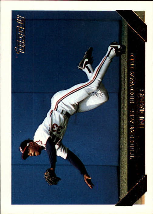 1993 Topps Gold Cleveland Indians Baseball Card #113 Thomas Howard