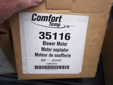 HVAC Blower Motor  COMFORT TEMP   4 Seasons 35116