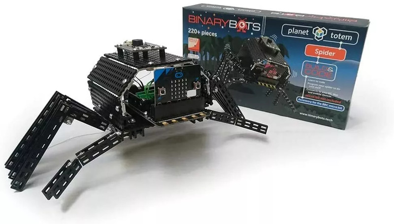 BinaryBots Totem Spider Toy Build your own Robot Kit Science Educational Childs