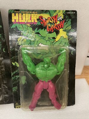 Hulk Smash and Crash フィギュア 4体セット Incredible Hulk Smash and Crash (1997) | Ratchet's Hulk