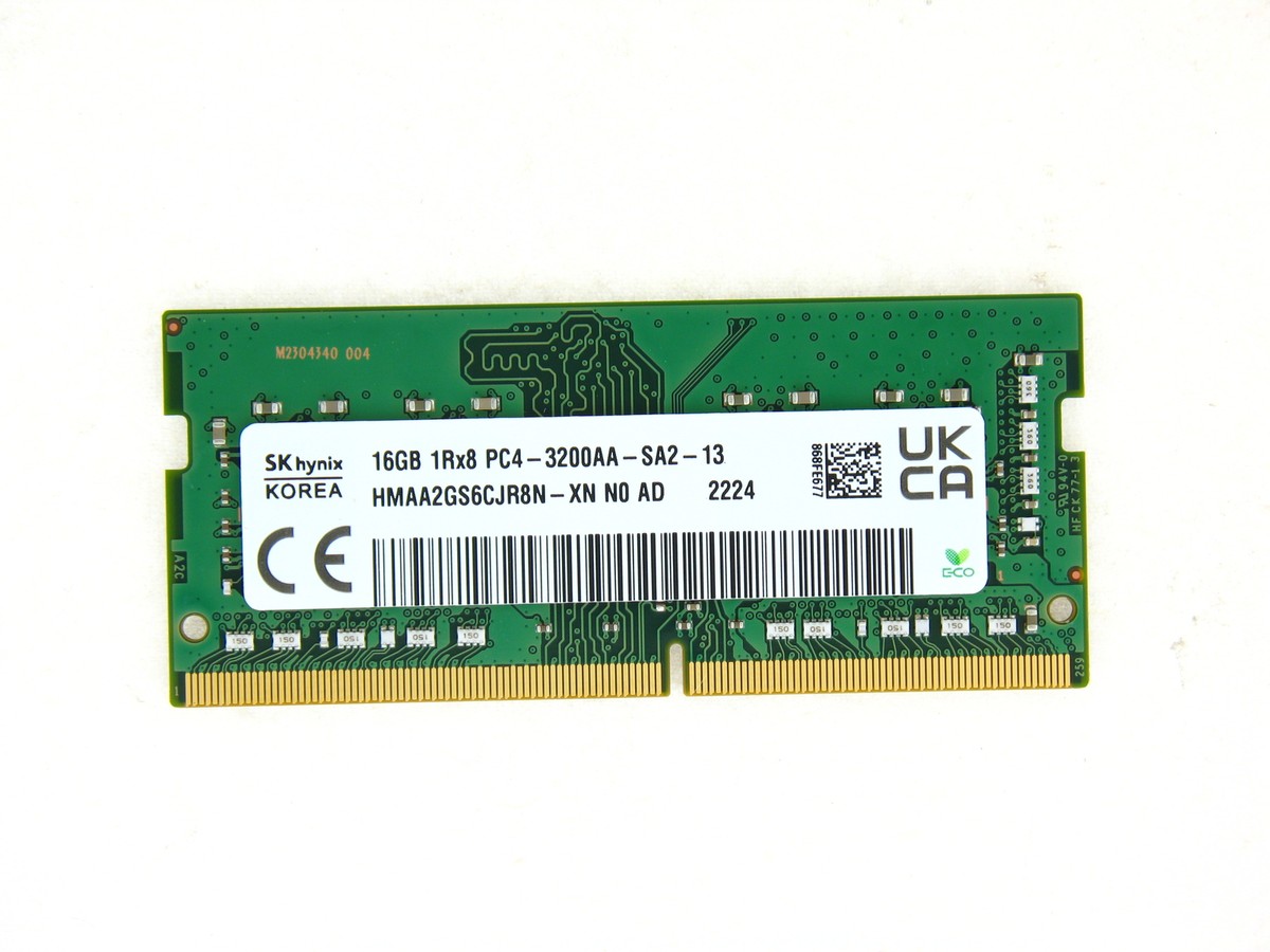 ノートPC用SK hynix PC4-3200AA 32GB(16GB×2枚) HP L47726-001 SK Hynix 16GB 1Rx8 PC4-3200AA DDR4 Laptop Memory