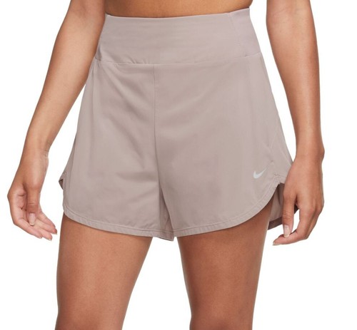 Nike Damen Dri-FIT Bliss hoch tailliert 3" kurze gefütterte Shorts Größe S