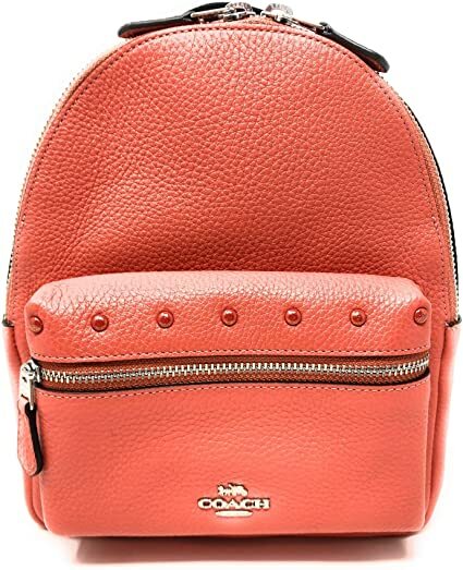 coach studded backpack