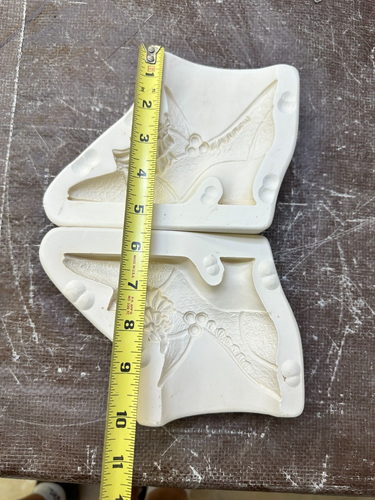 VINTAGE NOWELL'S CERAMIC MOLD #NM-2708 VICTORIAN SHOE LARGE - Picture 9 of 10