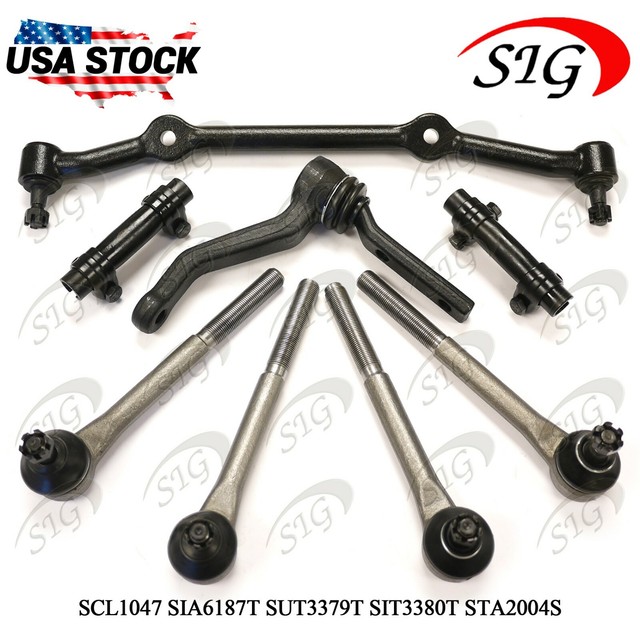 8Pc JPN Tie Rods Center Link Adjusting Kit For Chevy Truck S10 2WD 1998