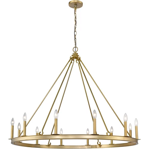 Z-Lite 12 Light Chandelier 482R-12OBR - Picture 1 of 8