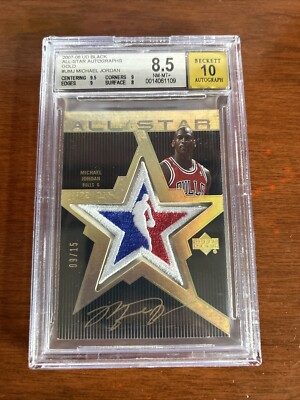 ミュージック palet BGS 8.5 2007-08 Upper Deck Black All-Star 10 Auto Gold