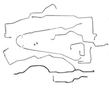 Full Car Brake Line Kit - Fits 99-01 Jeep Grand Cherokee - Stainless