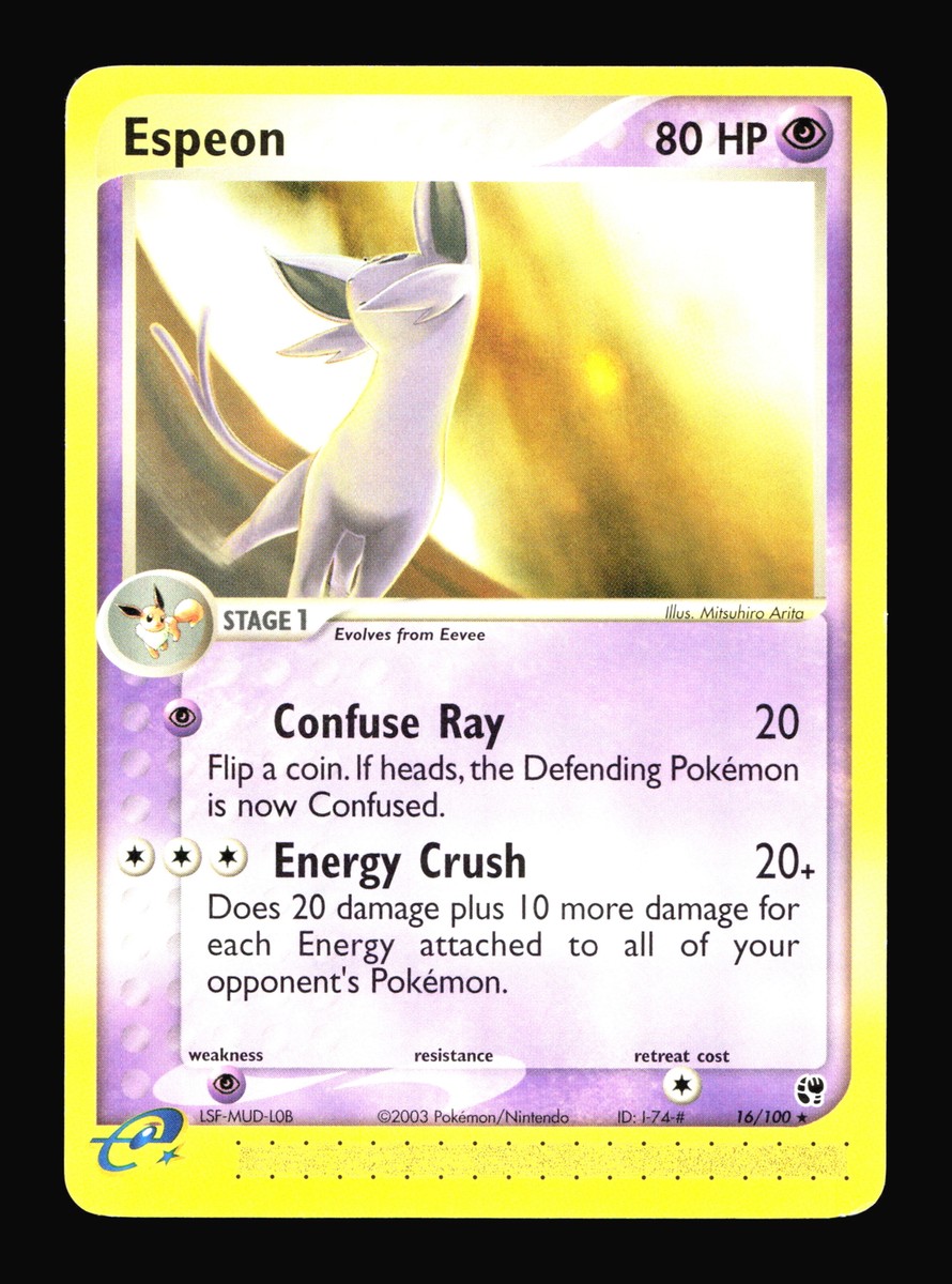 ポケモンカードゲーム pokemon card ESPEON ex sar HP Espeon EX Battle Stadium #16 Non Holo Rare Pokemon Card