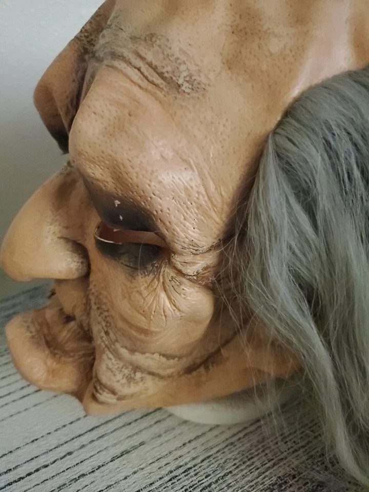 Grandpa Old Man Latex halloween bald long haired Mario Chiodo Seasonal Visions - Image 4 of 4