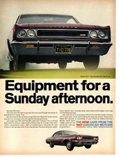 1967 AMC REBEL SST 343 ~ ORIGINAL PRINT AD