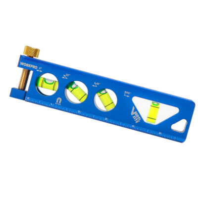 Magnetic Torpedo Level 6-1/2'' Verti. Site 4 Vial Aluminum Alloy Construction USA