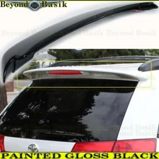 For 2004 05 06 2007 2008 2009 2010 Toyota Sienna GLOSS BLACK Spoiler Wing W/LED