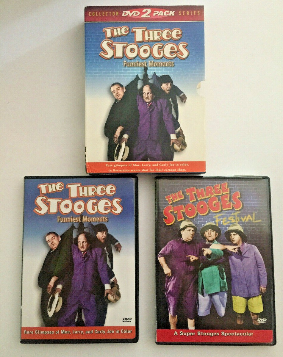 The Three Stooges DVD Pack Collector Series Funniest Moments