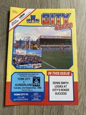 York City v Sunderland (1986/87) - League Cup