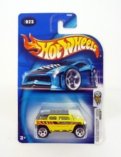 Hot Wheels Rockster 023 First Editions 23100 Yellow Die-cast Truck 2004 Hot Wheels Rockster 023 First Editions 23100 Yellow Die-cast Truck 2004