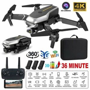Drone x Pro 5G WIFI FPV With 4K HD Camera Foldable RC Quadcopter w/Extra battery