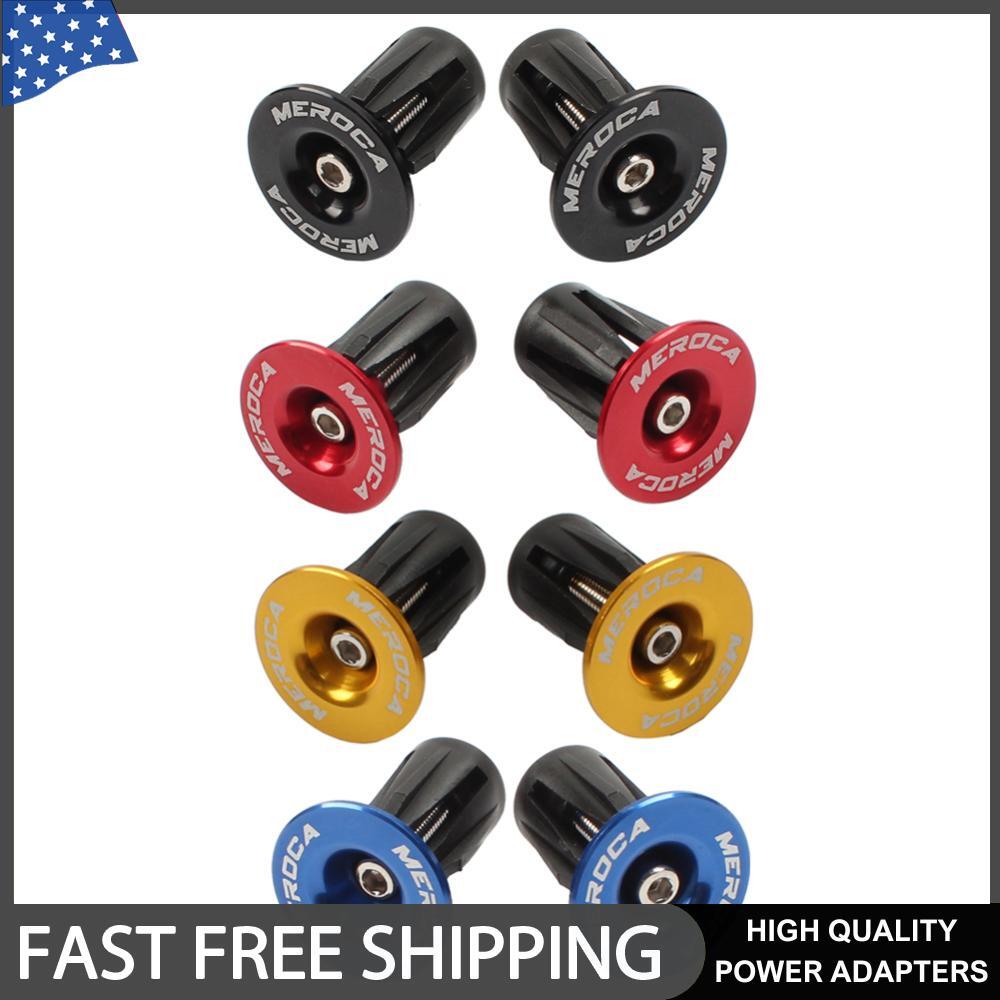 2pcs Aluminum Bicycle Bar Grips End Cap Mountain MTB Road Bike Handlebar Plugs eBay